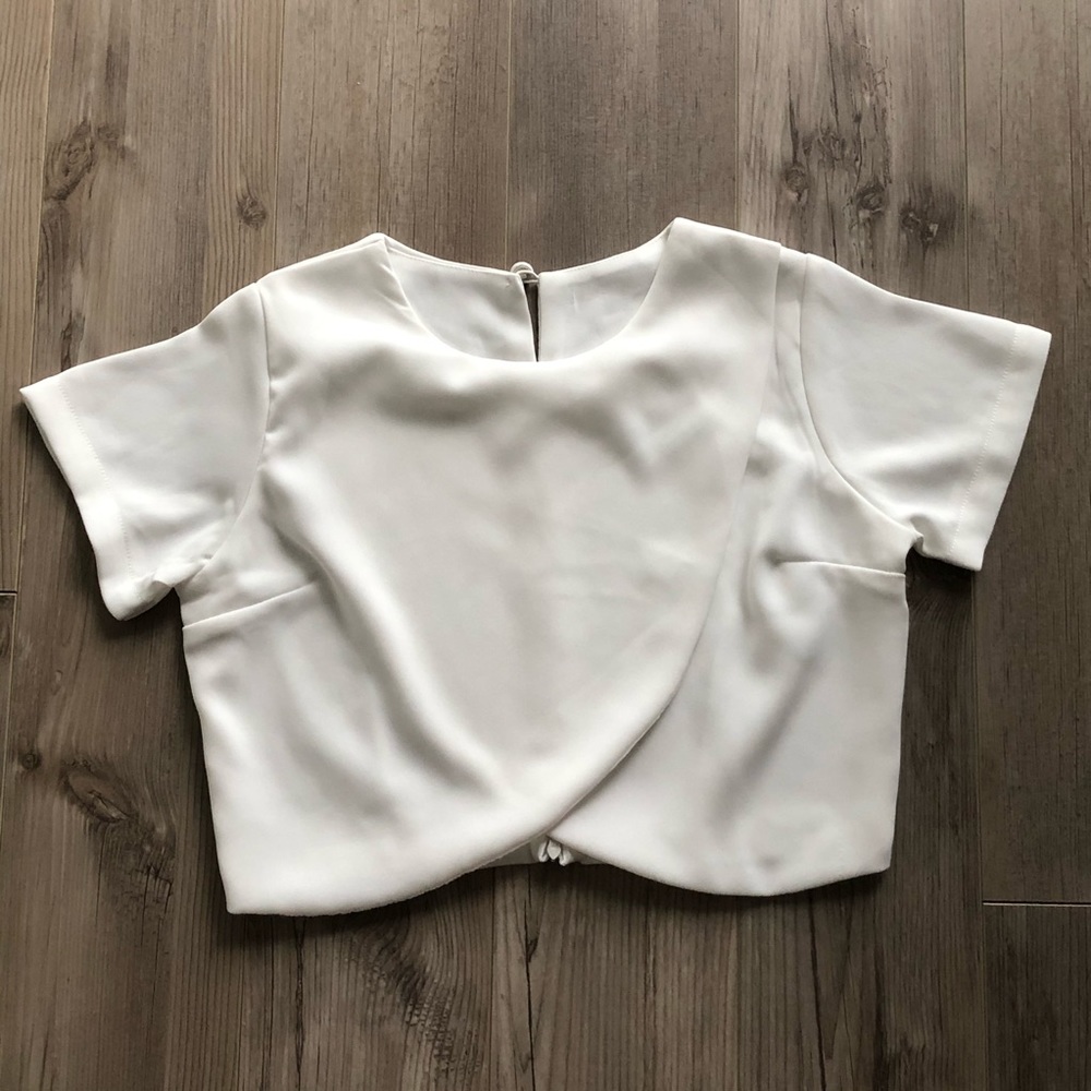 White Crop Top